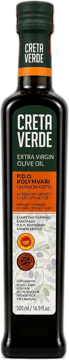 Creta Verde Extra Virgin Olive Oil, PDO Kolymvari, 500 ml